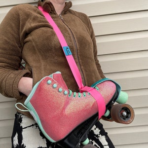 Hot Pink Skate Leash | Roller Skate Strap | Skate Bag | Skate Accessories