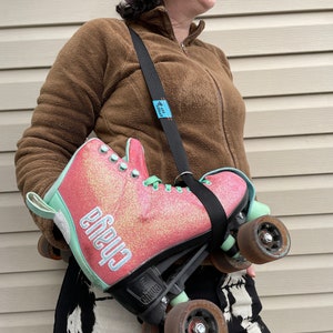 Black Skate Leash | Roller Skate Strap | Skate Bag | Skate Accessories