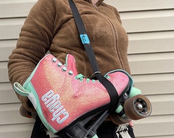 Black Skate Leash | Roller Skate Strap | Skate Bag | Skate Accessories