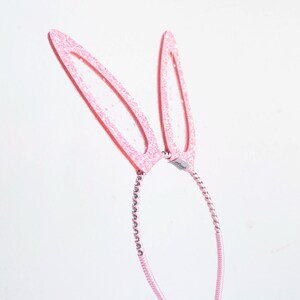 Easter Bunny Pink Glittery Hairband