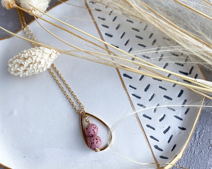 Celtic Knot Aromatherapy Necklace Diffuser Essential Oils Necklace