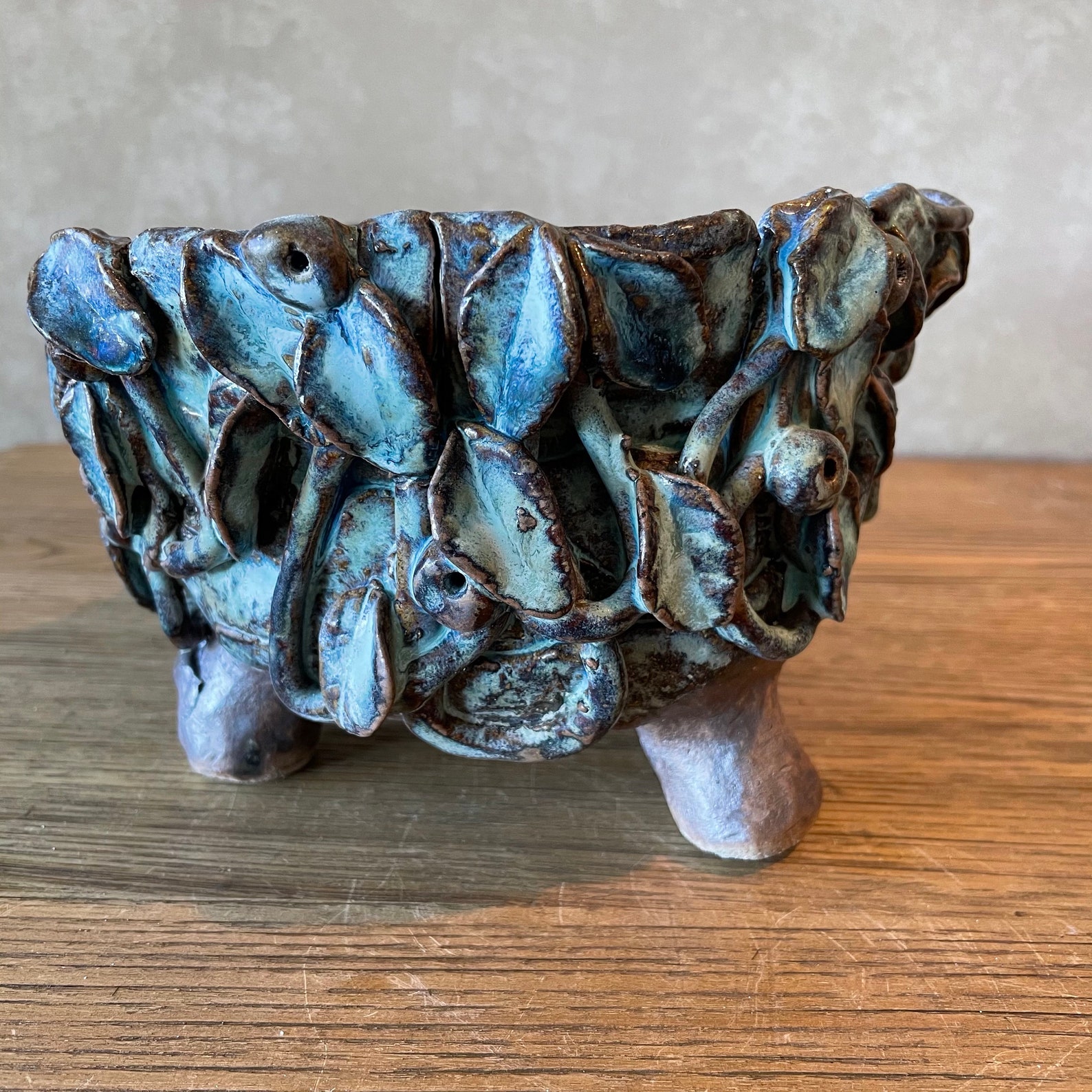 Handmade pottery Succulent Pots flower pot irregular shape Etsy