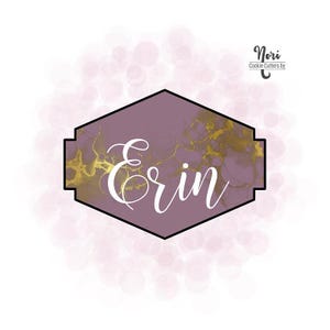 Erin Plaque Cookie Cutter - Cookie Cutters By Nori - CN0702