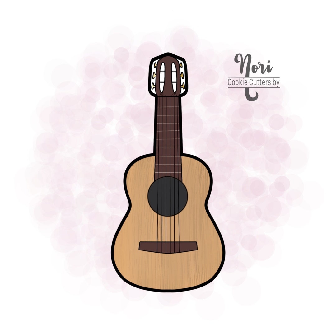 Guitar Cookie Cutter - Cookie Cutters by Nori - CN0183 - Etsy