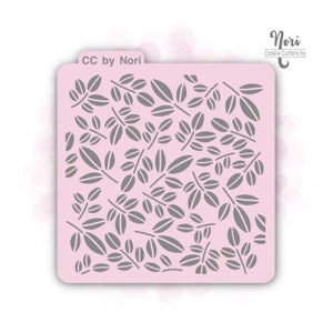 Branch 2 Background Pattern Stencil - Cookie Cutters By Nori - CNP0024