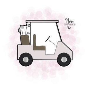 Golf Cart Cookie Cutter - Cookie Cutters By Nori - CN0347