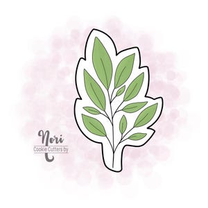 Branch 1 Greenery Cookie Cutter - Cookie Cutters By Nori - CN0172