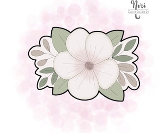 Floral 14 bouquet Cookie Cutter - Cookie Cutters By Nori - CN0877