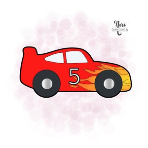 Race Car Cookie Cutter - Cookie Cutters By Nori - CN0655