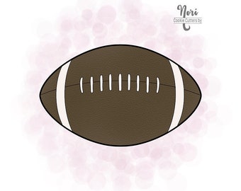 Football Cookie Cutter - Cookie Cutters By Nori CN0505