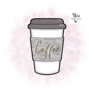Coffee Cup Cookie Cutter - Cookie Cutters By Nori - CN0692