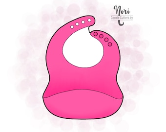 Modern Baby Bib - Cookie Cutters By Nori - CN0243