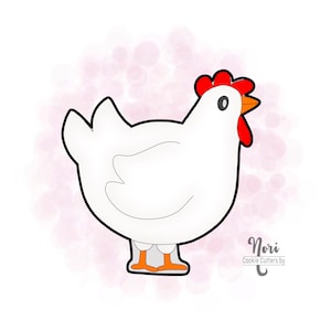 Chicken Cookie Cutter - Cookie Cutters By Nori - CN1076