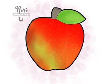 Apple Cookie Cutter - Cookie Cutters By Nori - CN0383