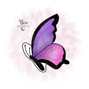 Butterfly 1 Cookie Cutter - Cookie Cutters By Nori - CN0285