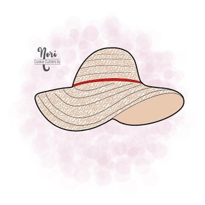 Sun Hat Cookie Cutter - Cookie Cutters By Nori - CN0266