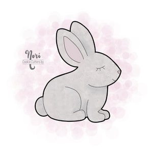 Chubby Bunny Rabbit Easter Cookie Cutter - Cookie Cutters By Nori - CN0572