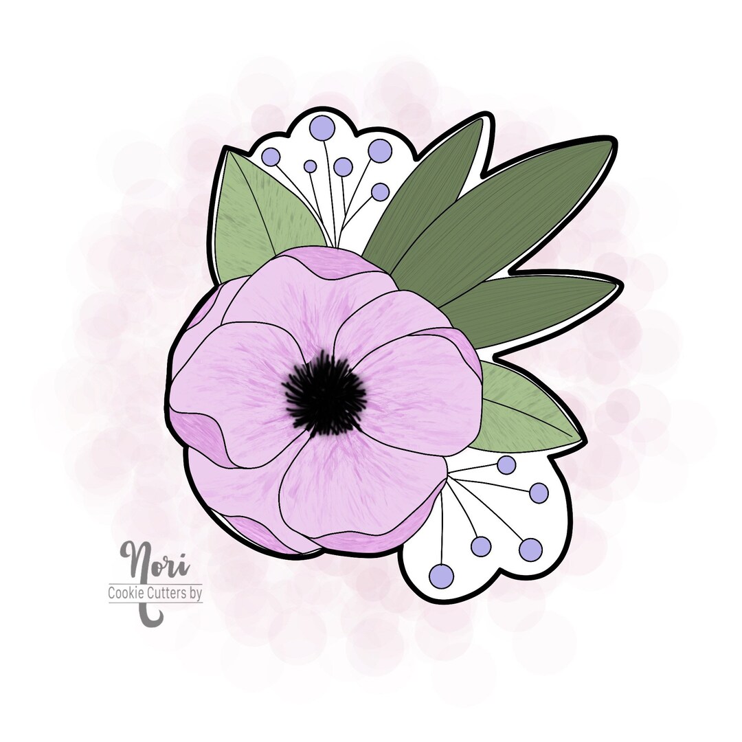 Floral 10 Flower Cluster Cookie Cutter Cookie Cutters by Nori CN0557 Etsy