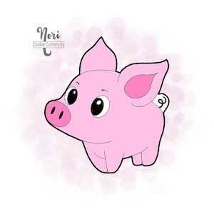 Pig Farm Animal Cookie Cutter - Cookie Cutters By Nori - CN0478