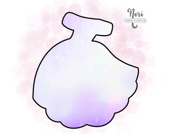 Princess Dress Cookie Cutter - Cookie Cutters By Nori - CN0880