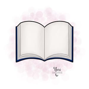 Open Book Cookie Cutter - Cookie Cutters By Nori - CN0539