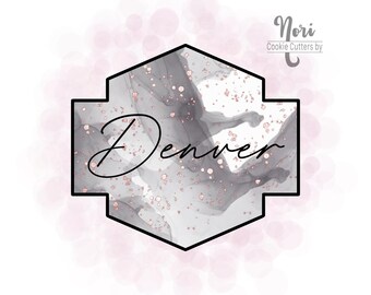Denver Plaque Cookie Cutter - Cookie Cutters By Nori - CN0272