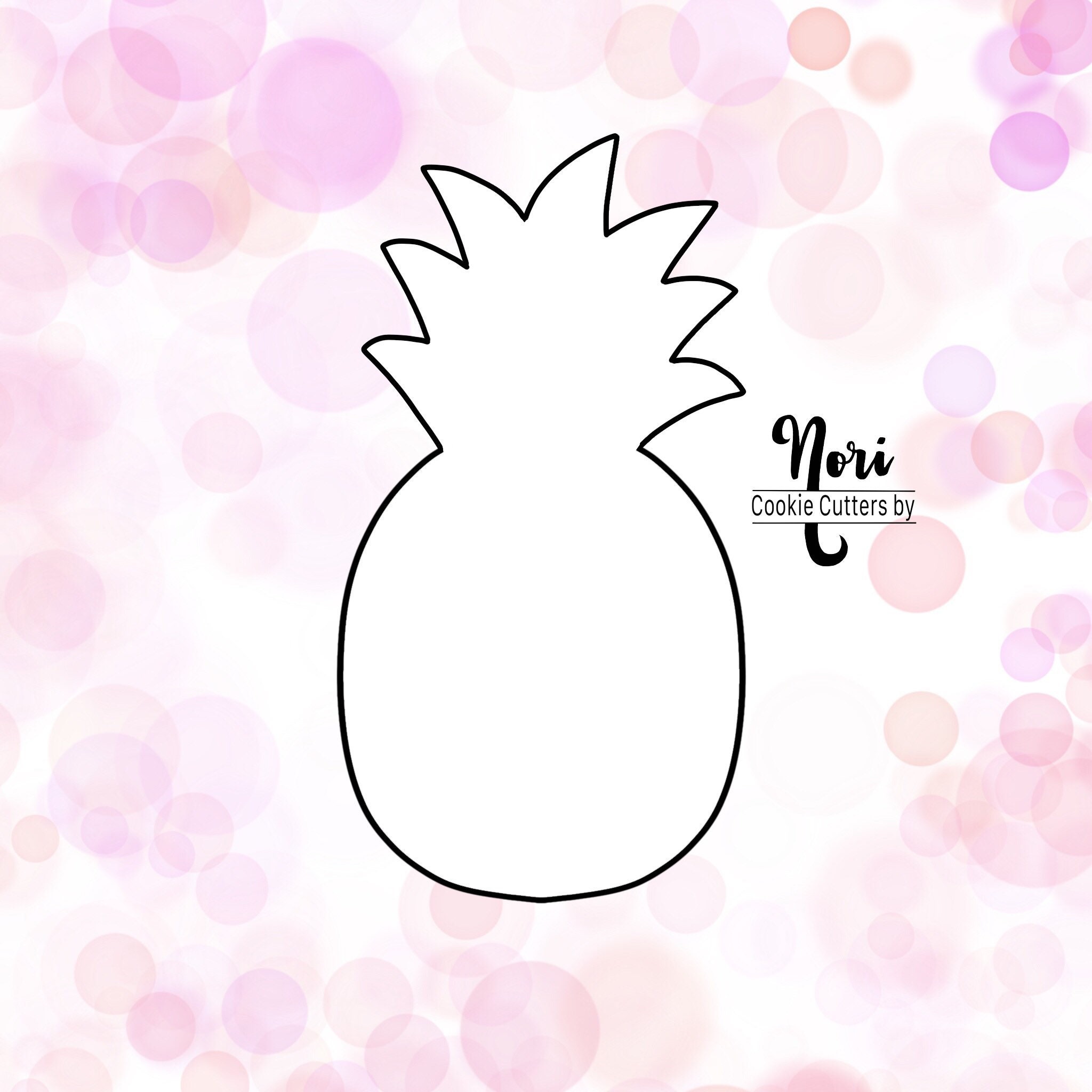 Pineapple Cookie Cutter Cookie Cutters by Nori CN0232 Etsy