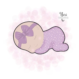 Sleeping Baby Cookie Cutter - Cookie Cutters By Nori - CN0799