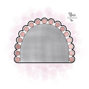 Scalloped Arch Cookie Cutter - Cookie Cutters By Nori - CN0661