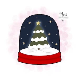 Snow globe Cookie Cutter - Cookie Cutters By Nori - CN0827