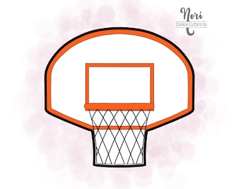Emporte-pièce en forme de panier de basket-ball - Emporte-pièces par Nori - CN0747