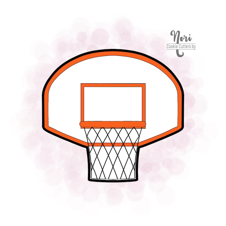 Basketball Hoop Cookie Cutter Cookie Cutters by Nori Etsy