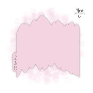Mountains Stencil - Cookie Cutters By Nori - CNP0085