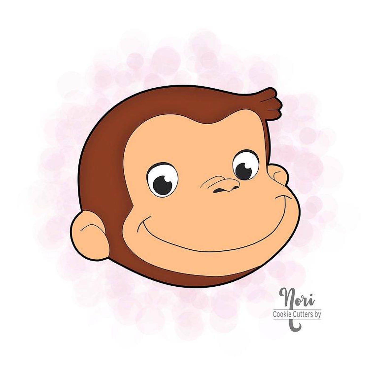 Monkey Head Cookie Cutter - CN1776 - Etsy