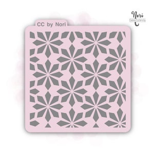 Flakes Stencil - Cookie Cutters By Nori - CNP0061