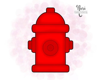 Fire hydrant Cookie Cutter - Cookie Cutters By Nori - CN0984