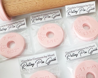 Rolling Pin Guide Set of 2 - Cookie Cutters By Nori