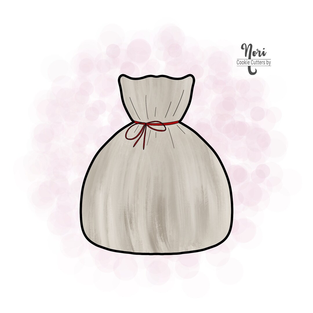 Money Bag Cookie Cutter Cookie Cutters by Nori CN0630 Etsy