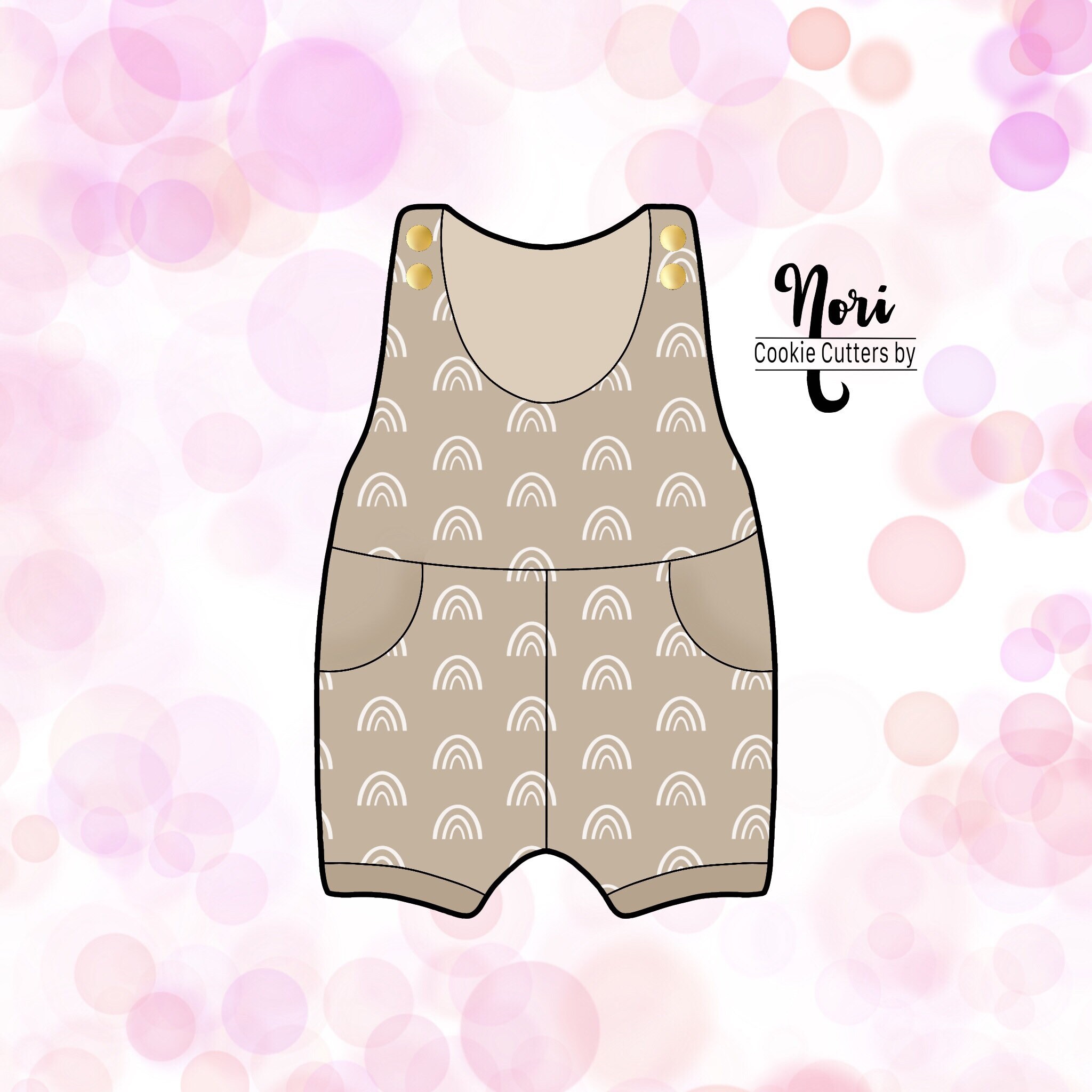 Baby Romper Cookie Cutter Cookie Cutters by Nori CN0252 Etsy
