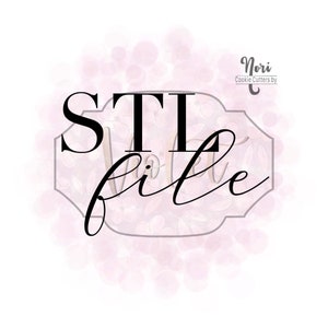 STL file - CN0341 - Violet Plaque - 4 inch