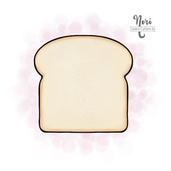 Slice of Bread Cookie Cutter - Cookie Cutters By Nori - CN0449