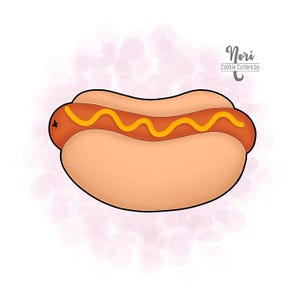 Hot Dog Cookie Cutter - Cookie Cutters By Nori - CN1518
