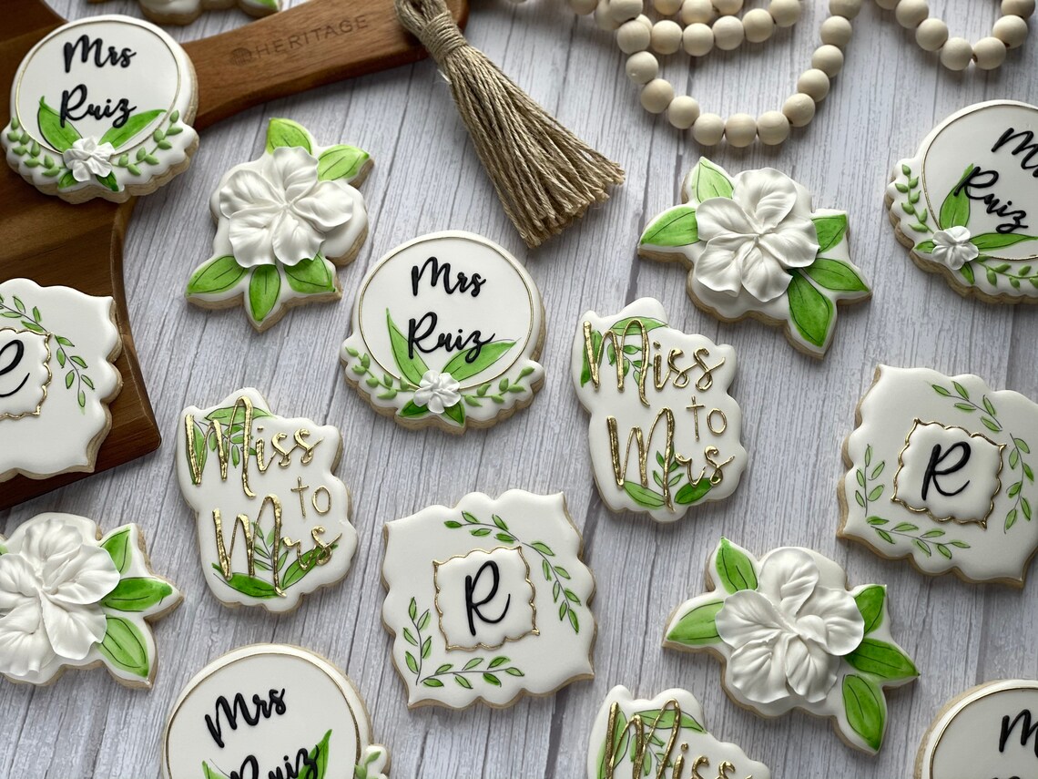 Floral Circle Round Plaque Cookie Cutter Cookie Cutters By | Etsy