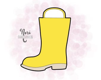 Rain Boot with Handles Cookie Cutter - Cookie Cutters By Nori - CN0091