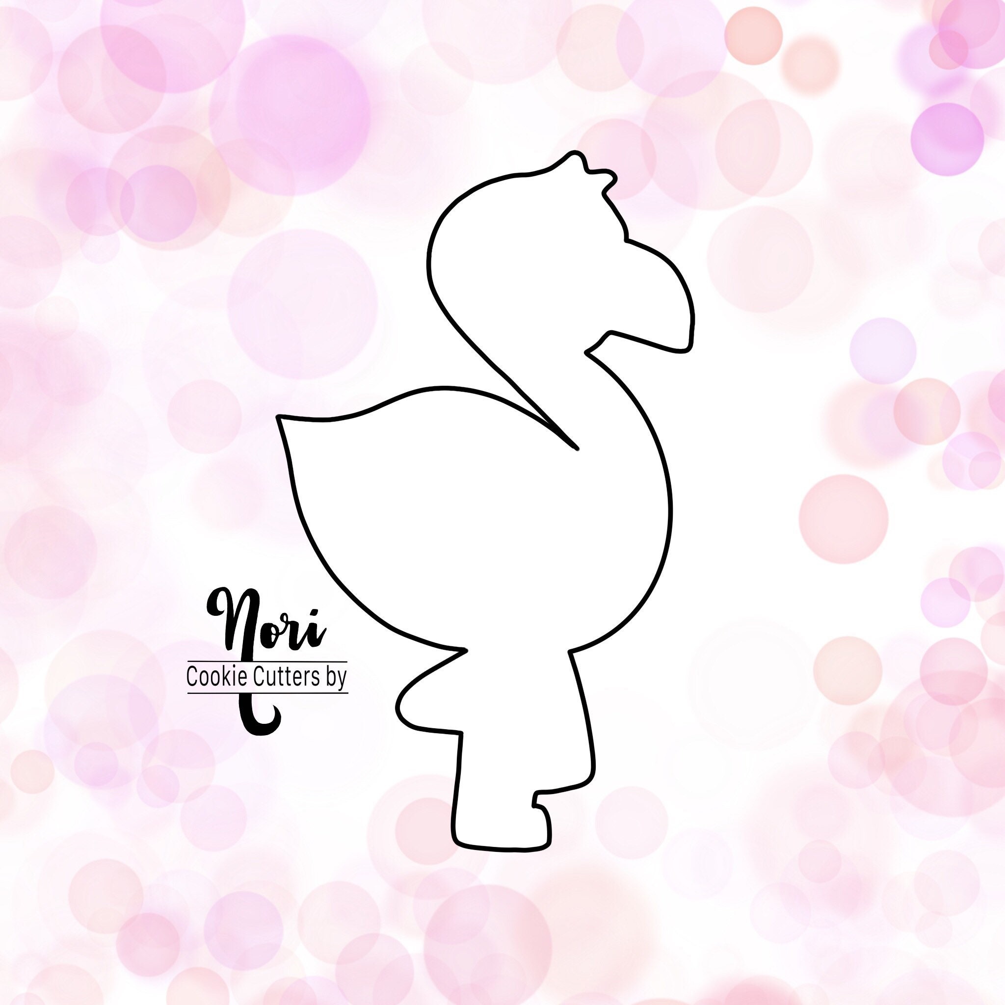 Flamingo Cookie Cutter Cookie Cutters by Nori CN0233 Etsy