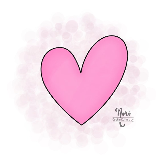 Asymmetric Heart Cookie Cutter - Cookie Cutters by Nori - CN0153