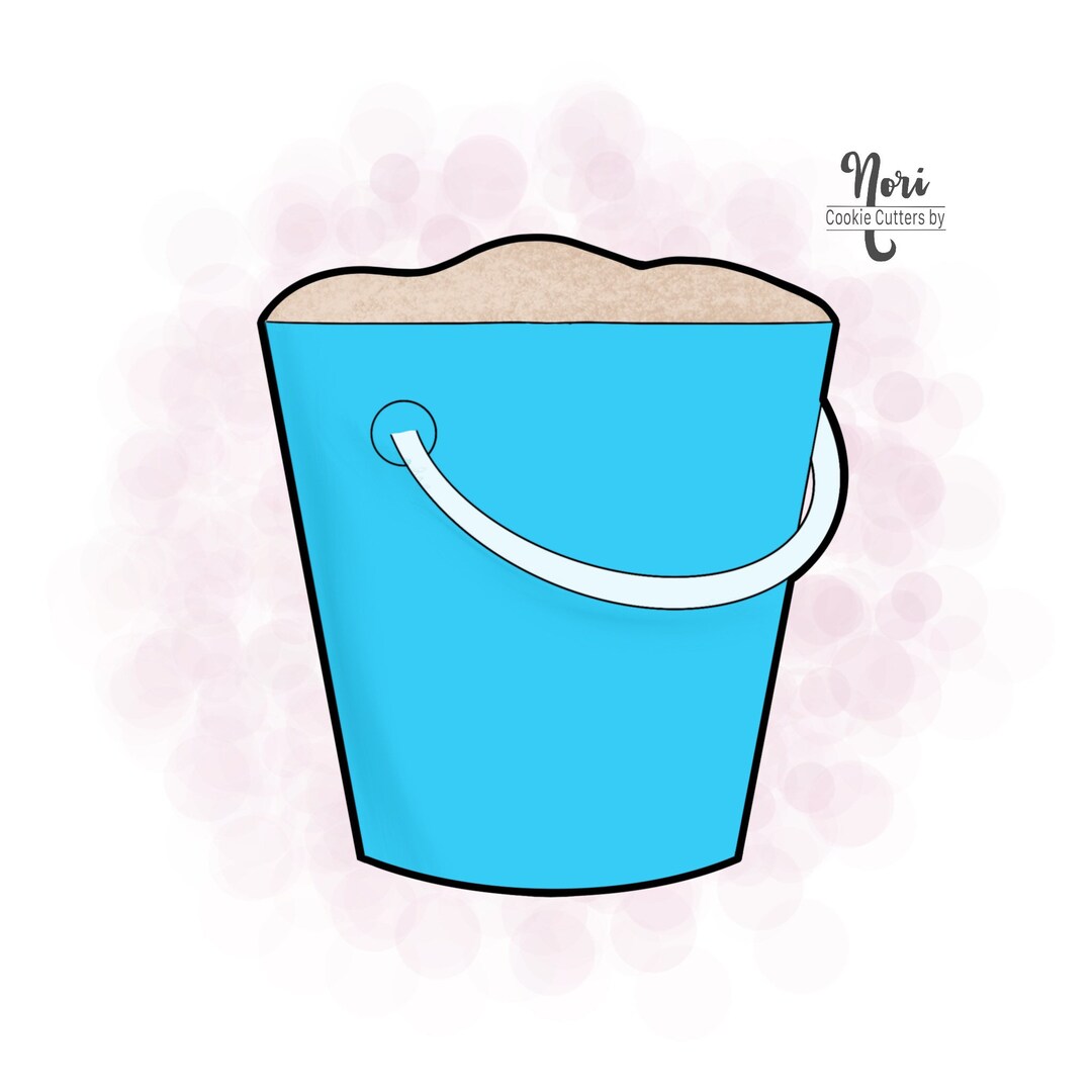 Sand Bucket Cookie Cutter Cookie Cutters by Nori CN0671 Etsy