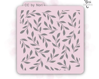Floral Branch 1 Stencil - Cookie Cutters By Nori - CNP0005