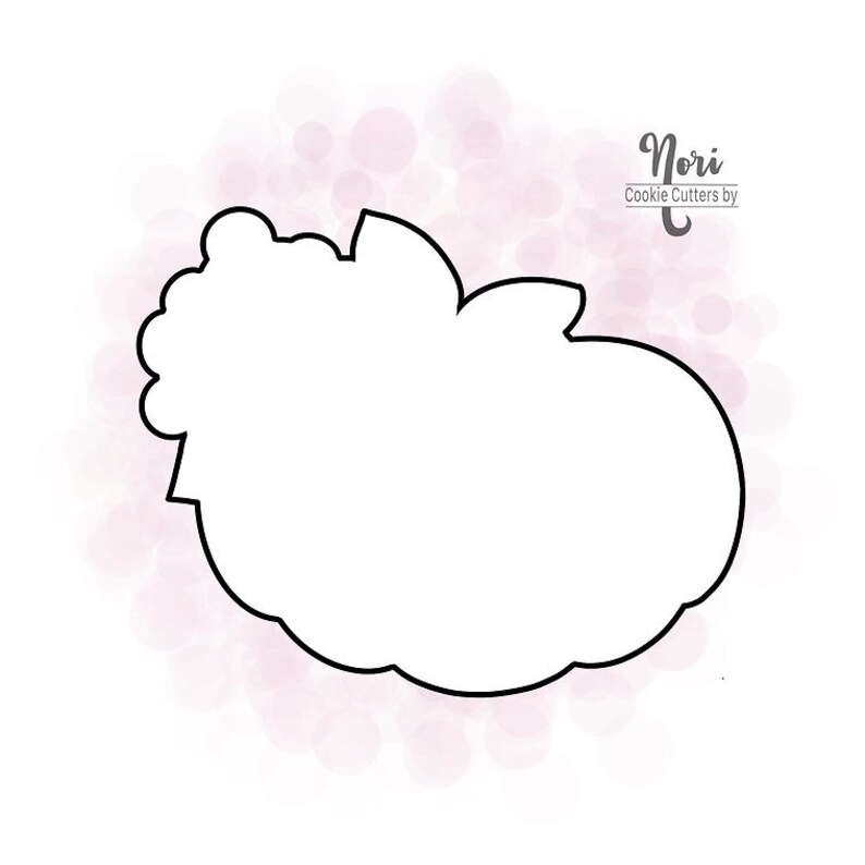 Pumpkin 11 Floral Cookie Cutter - Cookie Cutters By Nori - CN0363 image 4