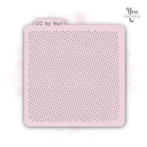 Polka dot Basketball Pattern  Background Stencil - Cookie Cutters By Nori - CNP0015
